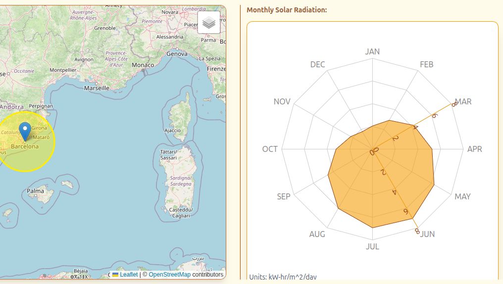 Image of Sun-Terra Atlas Web app.
